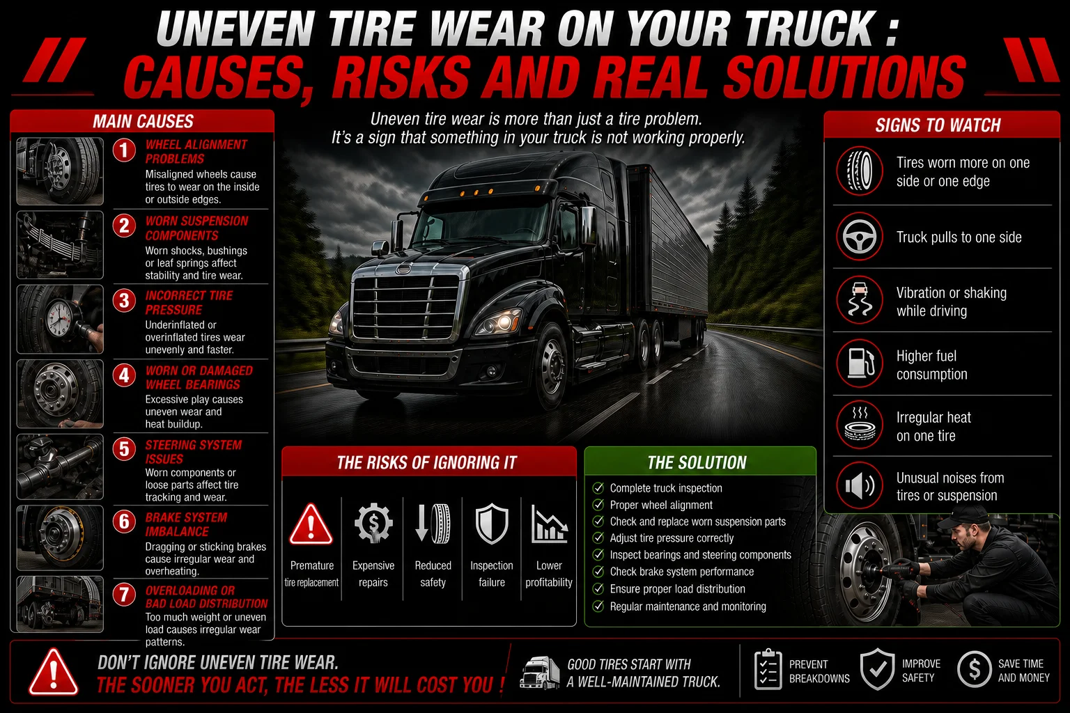 Uneven-Truck-Tire-Wear-Laval