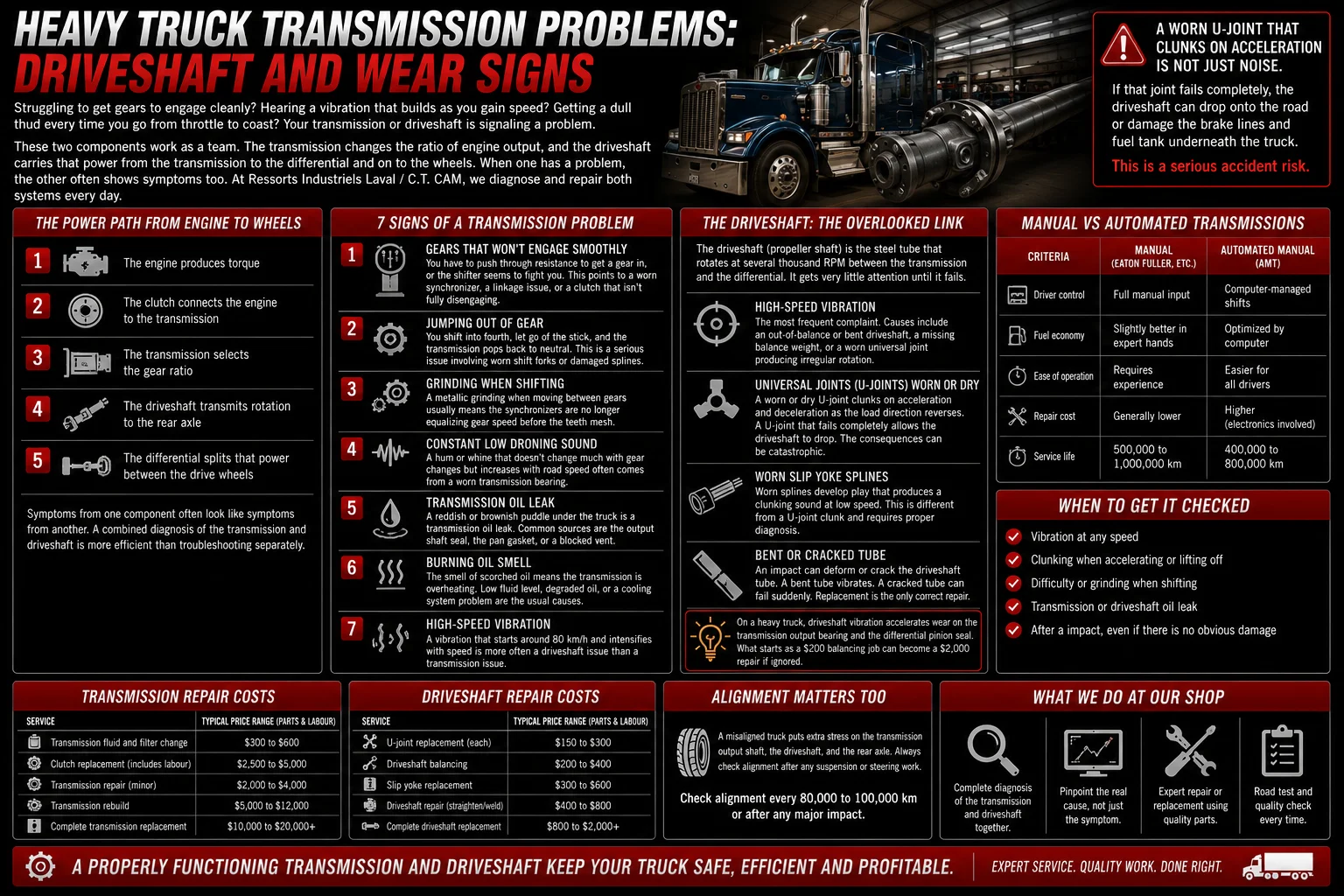 heavy-truck-transmission-driveshaft