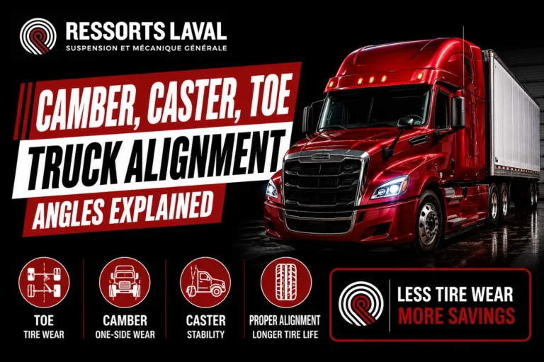 Camber, Caster, Toe: Truck Alignment Angles Explained