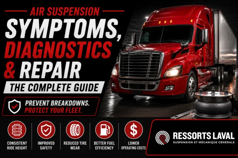 Heavy Truck Air Suspension: Air Bags, Failures and Maintenance