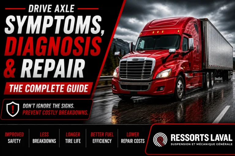 Heavy Truck Axle: Signs of Damage, Causes and Repair