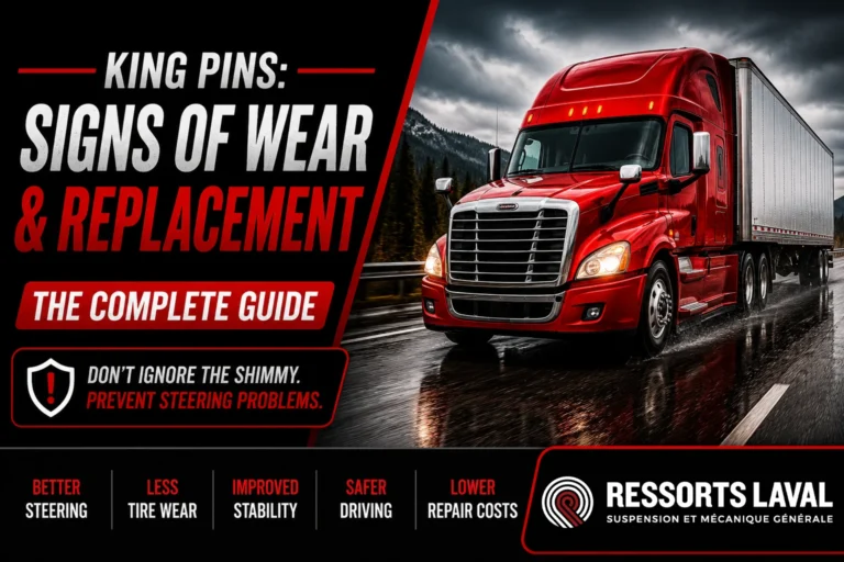 Heavy Truck King Pin and Steer Axle: Inspection and Wear Signs