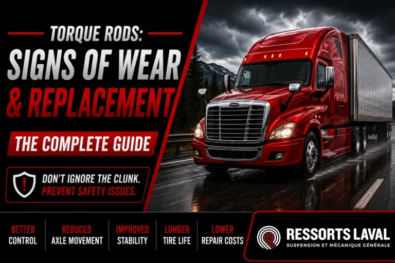 Heavy Truck Torque Rods and Radius Rods: Function, Wear and Repair