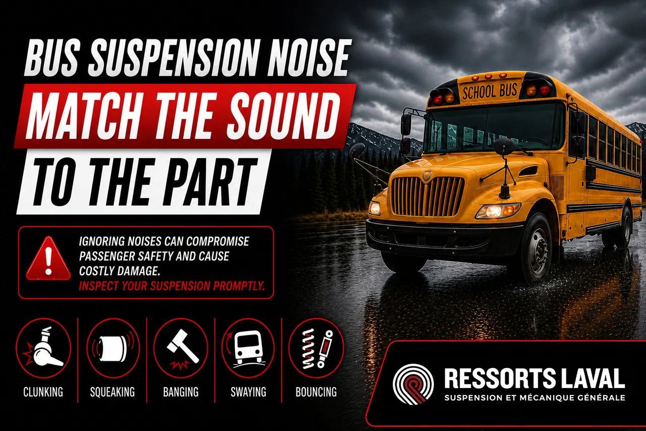 Bus Suspension Noise: Matching the Sound to the Part